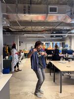 Felipe as George Michael